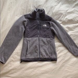 The North Face Charcoal and Light Gray Fleece Jacket